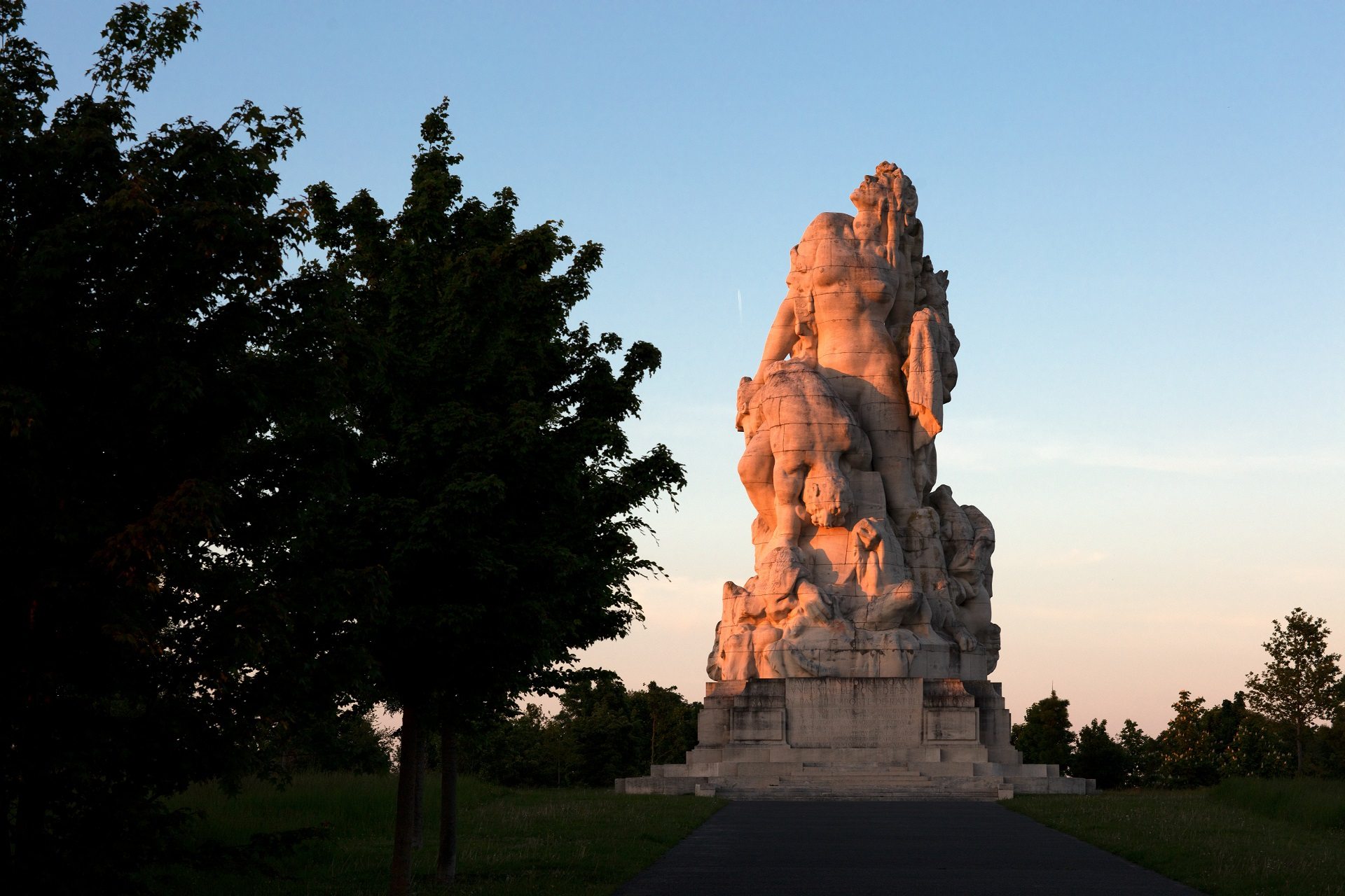 Le monument Americain du circuit Bataille de la Marne 1914