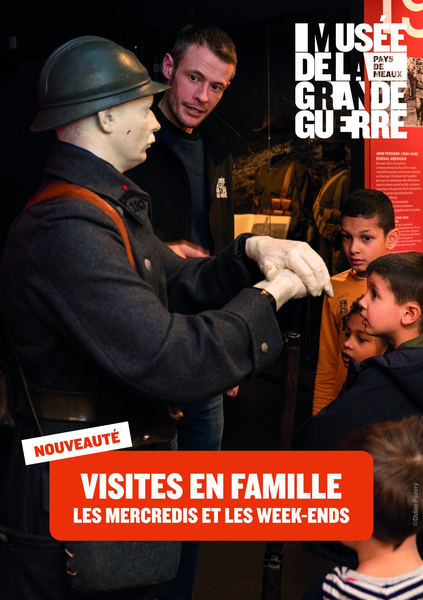 Flyer visite en famille du musée de la Grande Guerre