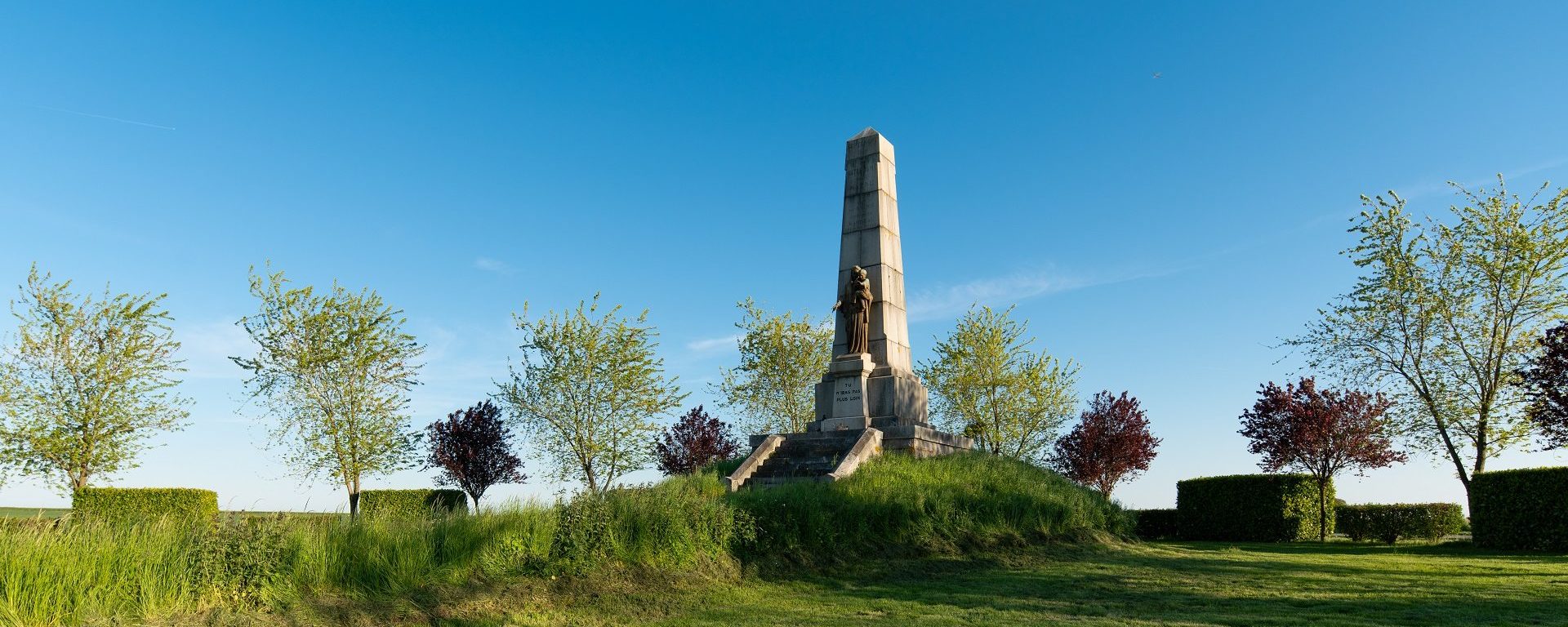 Monument Notre Dame de la Marne sur le circuits Bataille de la Marne 1914